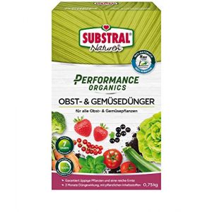 Gemüsedünger Substral Performance Organics Obst Gemüse 750 g