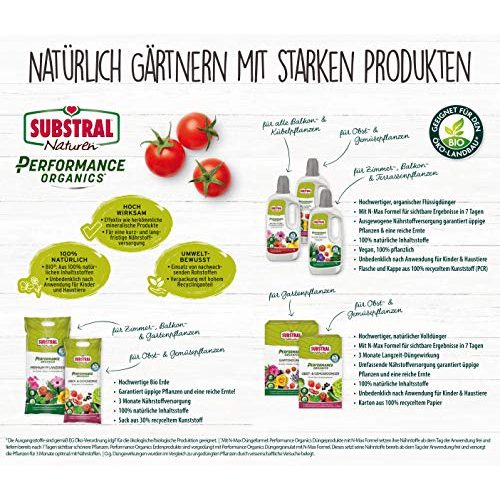 Gemüsedünger Substral Performance Organics Obst Gemüse 750 g