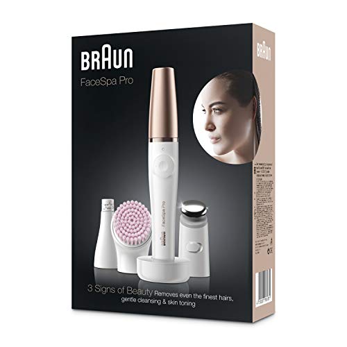Gesichtsepilierer Braun FaceSpa Pro SE912, All-in-One Beauty-Gerät