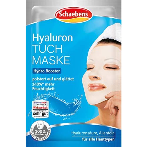 Gesichtsmasken Schaebens Hyaluron Tuchmaske, 21 g