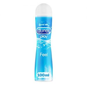 Gleitgel Durex Play Feel auf Wasserbasis – 1 x 100 ml Dosierflasche