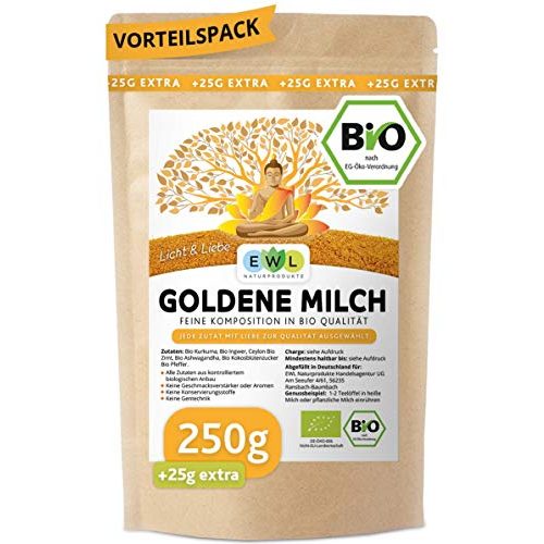 Die beste goldene milch pulver ewl naturprodukte bio goldene milch Bestsleller kaufen
