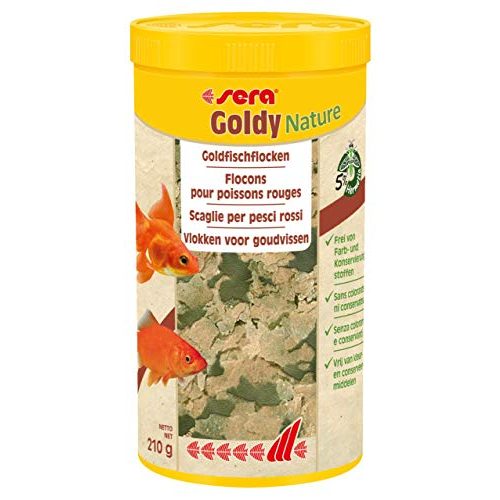Goldfischfutter sera Goldy Nature 1000 ml für gesundes Wachstum