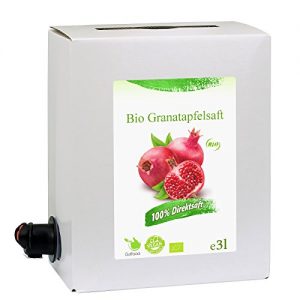 Granatapfelsaft GutFood – 3 Liter Bio – Bio Granatapfel Saft 3 l