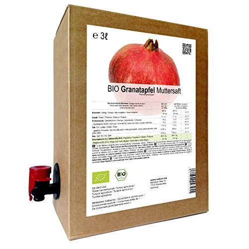 Die beste granatapfelsaft naturi me bio granatapfel muttersaft 3 liter Bestsleller kaufen