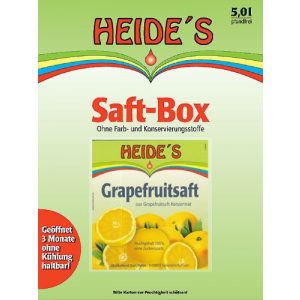 Grapefruitsaft Heides-BiB , 5 Liter