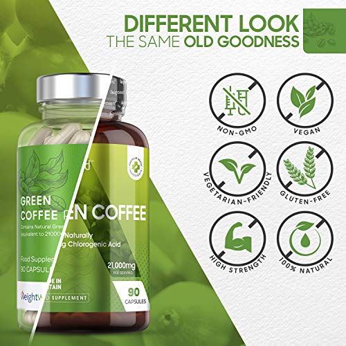 Grüner Kaffee WeightWorld Kapseln – 7000mg je Kapsel