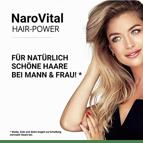 Haar-Vitamine NaroVital – hochdosiert 120 Kapseln (2 Monate)