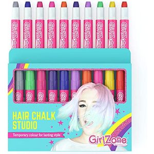 Haarkreide GirlZone Geschenke für Mädchen – Set, auswaschbar