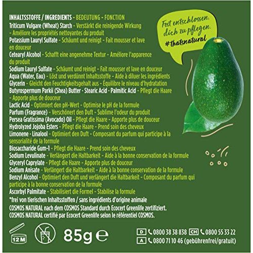 Haarseife Nature Box Reparatur Festes Shampoo Avocado-Öl, 85 g
