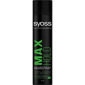 Haarspray Syoss MAX HOLD starker Halt für 48 Stunden, 6 x 400ml