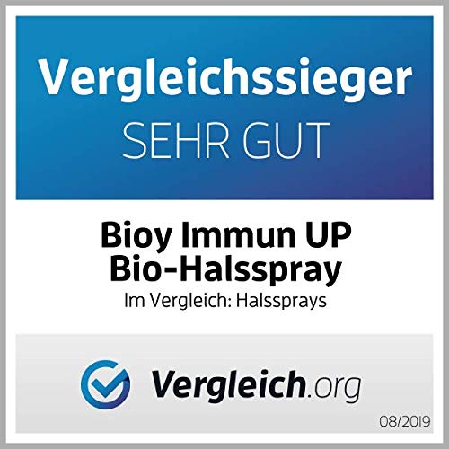 Halsspray Bioy Immun UP, Bio-. Vergleichssieger 2020 mit Propolis