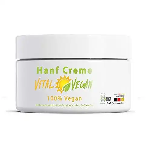 Hanfcreme Vital Vegan Hanföl Creme Naturkosmetik Hanf Öl