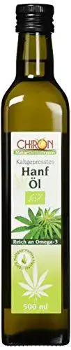 Hanföl Chiron Bio – Hanföl echt kaltgepresstes, 1er Pack (1 x 500 g)