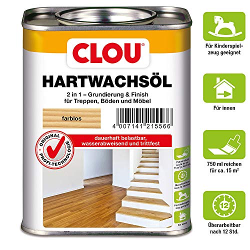 Hartwachsöl CLOU Hartwachs-Öl farblos 0,750 L