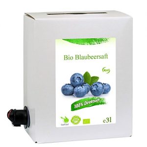 Heidelbeersaft GutFood – 3 Liter Bio – Bio Heidelbeeren Saft 3 l
