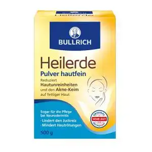 Heilerde BULLRICH Pulver hautfein | Hilfe bei Akne 500 g