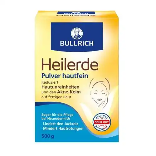Heilerde BULLRICH Pulver hautfein | Hilfe bei Akne 500 g