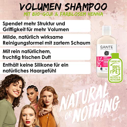 Henna-Shampoo Sante Naturkosmetik Volumen Shampoo Bio-Goji