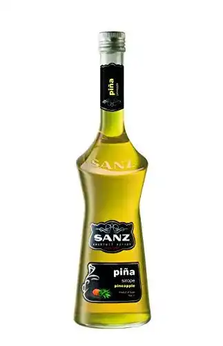 Himbeersirup Sanz , Cocktail-Sirup. 0,7 L, aus 26% Himbeersaft