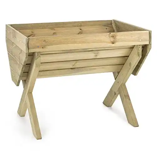 Hochbeet (Balkon) blumfeldt Altiplano 100 – Hochbeet, 100×76 cm