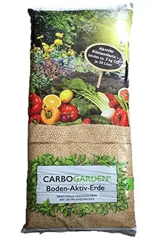Hochbeeterde CARBOGARDEN 20L BodenAktiv-Erde, Universalerde