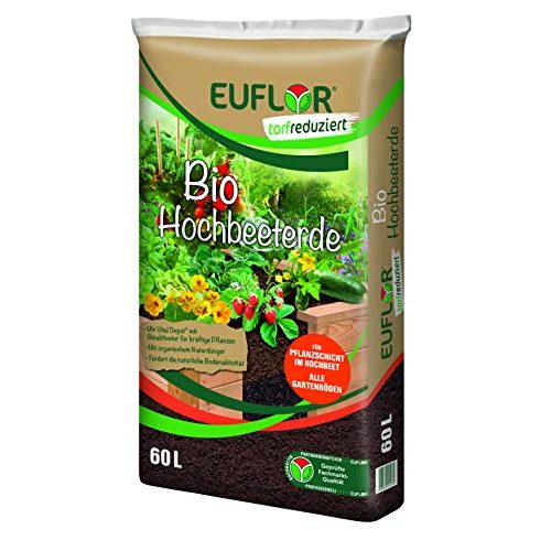 Die beste hochbeeterde euflor bio 60 l sack als pflanzschicht im hochbeet Bestsleller kaufen