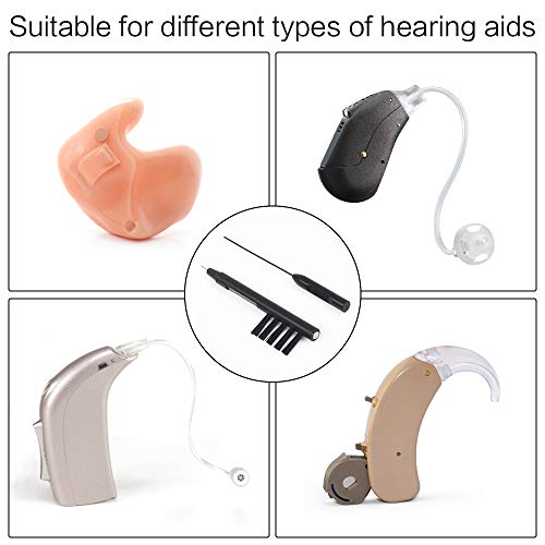 Hörgerätereiniger Ledoo 12Pcs Hörgerät Reinigungsbürste Hörgerät