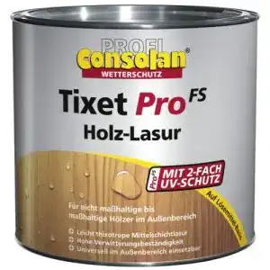 Holzlasur Consolan 750 ml Profi Tixet Pro, Weissbuche