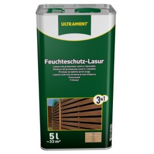 Holzlasur Ultrament Feuchteschutz-Lasur 3-in-1, nussbaum, 5l