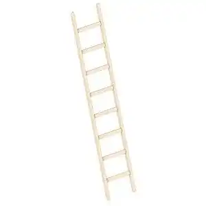 Holzleiter LAYHER 1052208 1052 Holzanlegeleiter, 8 Sprossen