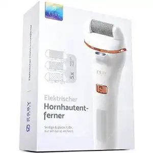 Hornhautentferner Essy Elektrisch Testsieger mit 5 Ersatzrollen Hornhaut Entfernen Elektrischer Fußpflegegerät Pediküre Set Elektronisch Fußpflege Hornhautfeile Electric Foot File