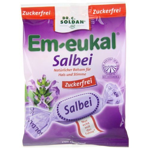 Hustenbonbons Em-Eukal Salbei-Bonbons zuckerfrei, 20er Pack