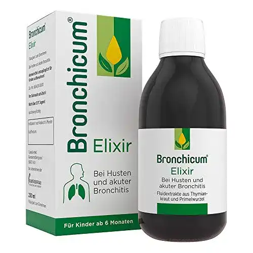 Die beste Hustensaft BRONCHICUM Elixir 2026 Test Bestseller Hustensaft BRONCHICUM Elixir