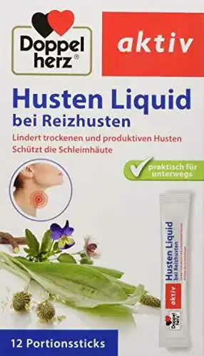 Hustensaft Doppelherz Husten Liquid – 12 Portionssticks