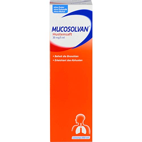 Sciroppo per la tosse Mucosolvan , 250 ml di soluzione