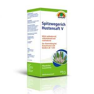 Hustensaft Sunlife Spitzwegerich V Sirup 250ml