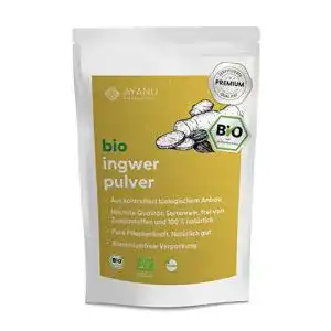 Ingwer-Shot AYANU Ingwer Pulver BIO, 500g, Gourmet-Qualität