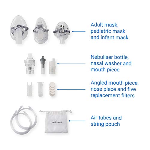Inhalator Medisana IN 605 tragbarer für Unterwegs, Kompressor