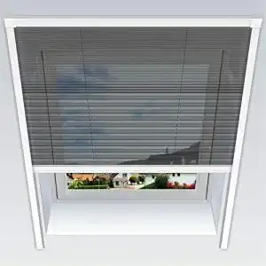 Insektenschutzrollo 1PLUS Fliegengitter Plissee für Dachfenster