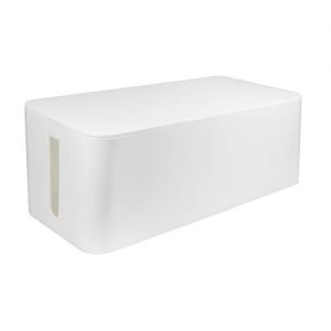 Kabelbox LogiLink KAB0063 – groß (407 x 157 x 133,5 mm), weiß