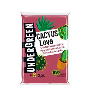 Kakteenerde UNDERGREEN by Compo Cactus Love, 2,5 Liter
