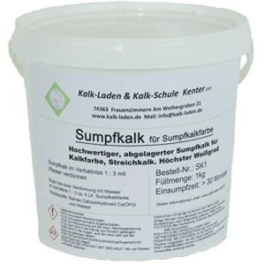 Kalkfarbe Kalk-Laden /Sumpfkalk. 30 M. gesumpft. 100% Bio. 1kg