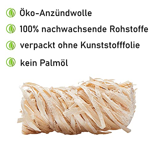 Kaminanzünder Finnas 5 kg Premium Öko- Anzündwolle Holzwolle