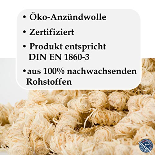 Kaminanzünder Redprice GmbH REDPRICE® Anzündwolle (10KG)