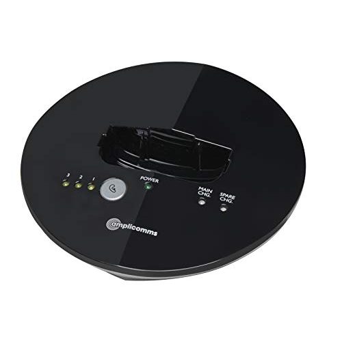 Kinnbügel-Kopfhörer amplicomms Funk-Kopfhörer TV 2500 schwarz
