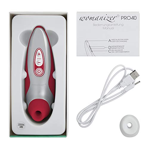 Klitorissauger Womanizer Pro40 Red Edition Auflege-Vibrator