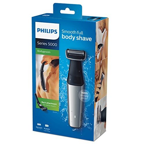 Körperrasierer Philips Bodygroom Series 5000 mit Aufsatz
