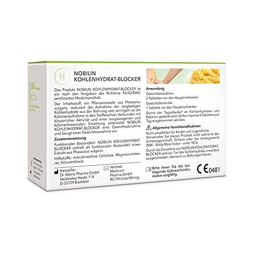Kohlenhydratblocker Medicom NOBILIN – 60 Tabletten