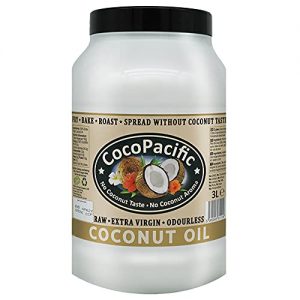 Kokosöl CocoPacific Rohes, extranativ, geruchsfrei, 3 Liter